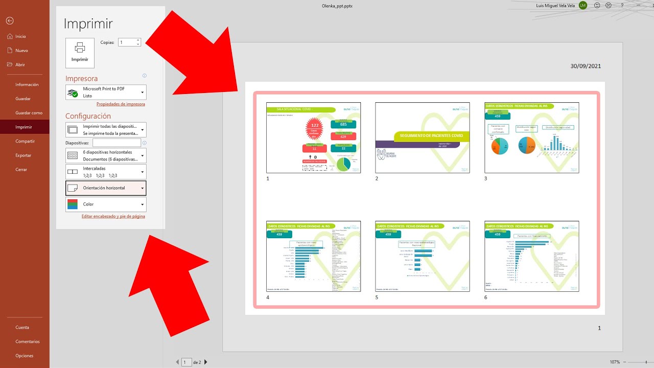 Como Imprimir Sin Margen HOW TO PRINT CORRECTLY IN POWER POINT - YouTube