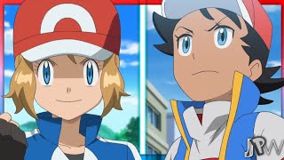 Pokémon - Serena wearing Ash's clothes vs Goh wearing Ash's outfit | XYZ \& Journeys (HD\/1080p)