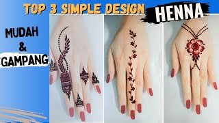 Tutorial Henna Simple Untuk Ramadhanlebaran Idul Fitri Ll Mudah Banget Dibuat