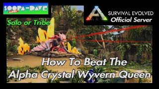Ark Survival Evolved How To Beat Alpha Crystal Wyvern Queen Guide Crystal Isles Boss