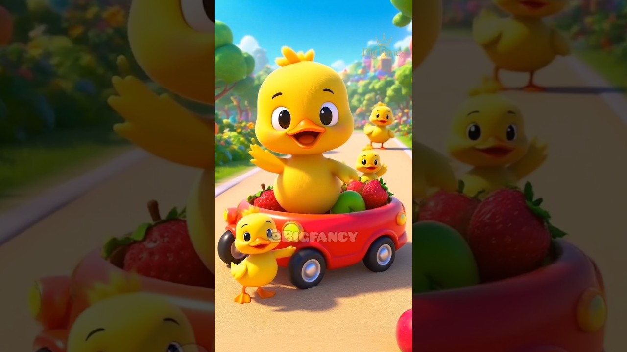 Mom Duck Teaches Car Play! Ducklings Have Fun | Cutest Duckling Moments 