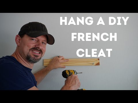 How to mount a DIY integrated French Cleat