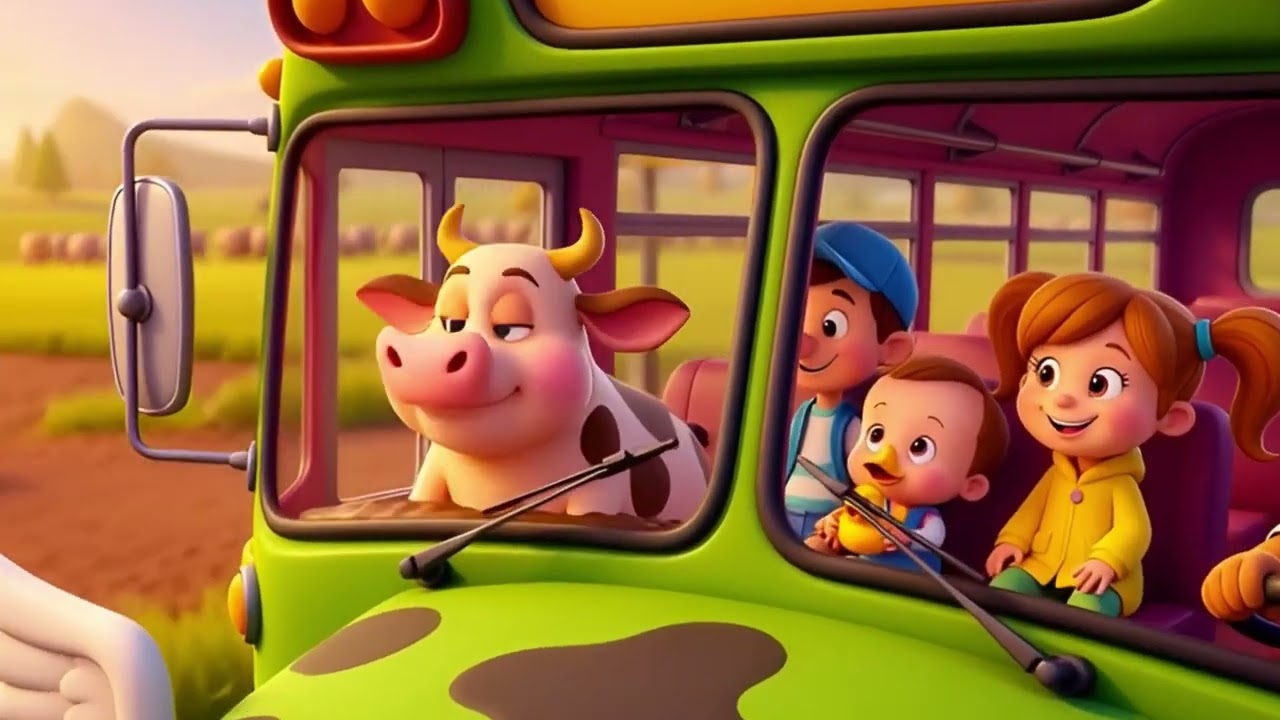 Animal Bus Song Kids Songs & Rhymes 1