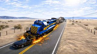 Extreme Train Crashes Desert Crashes