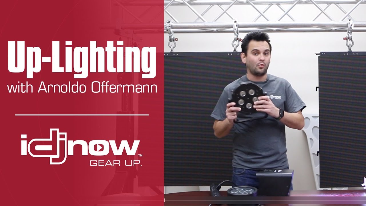 Up Lighting Tutorial with Arnoldo Offermann | Standard Vs. Battery powered Vs. Wireless DMX | idjnow