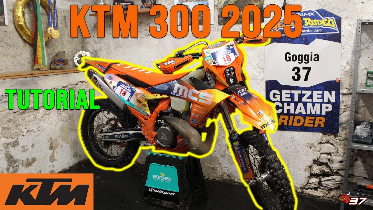 PREPARO IL MIO KTM 300 DA GARA!!