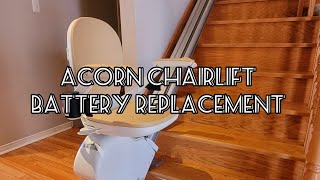 Acorn chairlift battery replacement/ Easy step by step