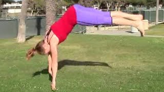 Level 2 Gymnastics Floor Routine With Coach Meggin! (Professional Gymnastics Coach)
