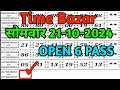 21-10-2024 TIME BAZAR MATKA OTC JODI WITH PENAL GAME ANALYSIS