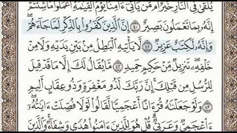 سورة فصلت الصفحة 481 الشيخ محمد صديق المنشاوي