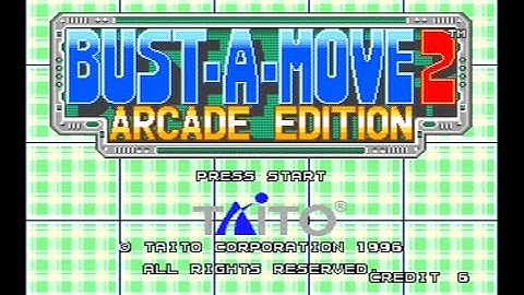 [Ps1] Introduction du jeu "Bust-A-Move 2: Arcade Edition" de l