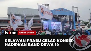 Pendukung Prabowo-Gibran Gelar Konser yang Hadirkan Band Dewa 19 | Kabar Utama tvOne