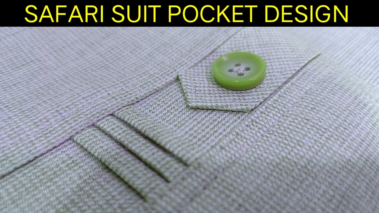 safari suit design pocket