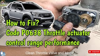 Code P0638 Pumapalya (ISUZU D-max & MUX) Paano kaya Ayosin to