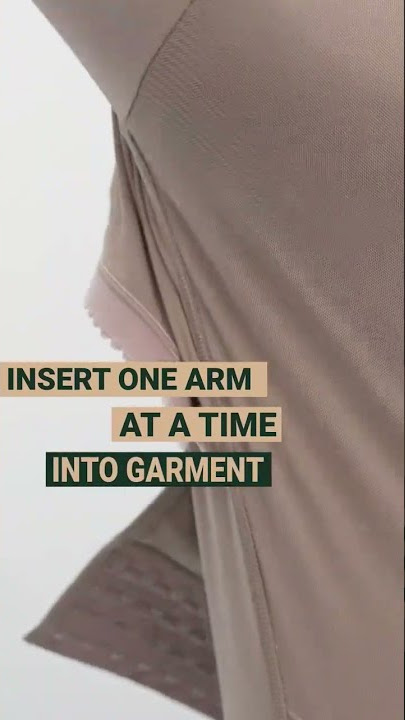 How to Put on Your Ogee Faja #faja #colombianfajas #compressiongarments