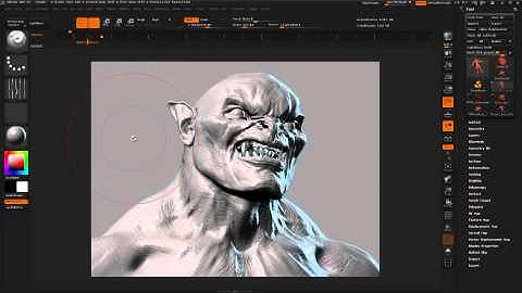 ZBrush tutorial: Render an Orc from The Hobbit, Part 5