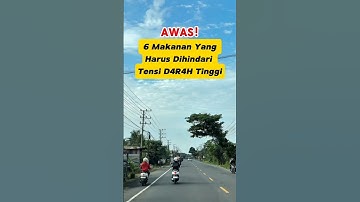 6 makanan yang harus di hindari untuk penderita tensi darah tinggi #hidupsehat #obatherbal