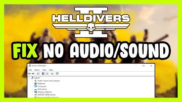 How to FIX HELLDIVERS 2 No Audio/Sound Not Working