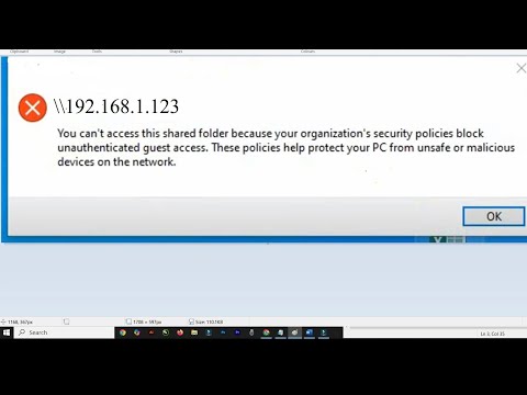 Windows 10/11 Shared Folder Access Error Fix | You can’t access this shared folder Problem Solved