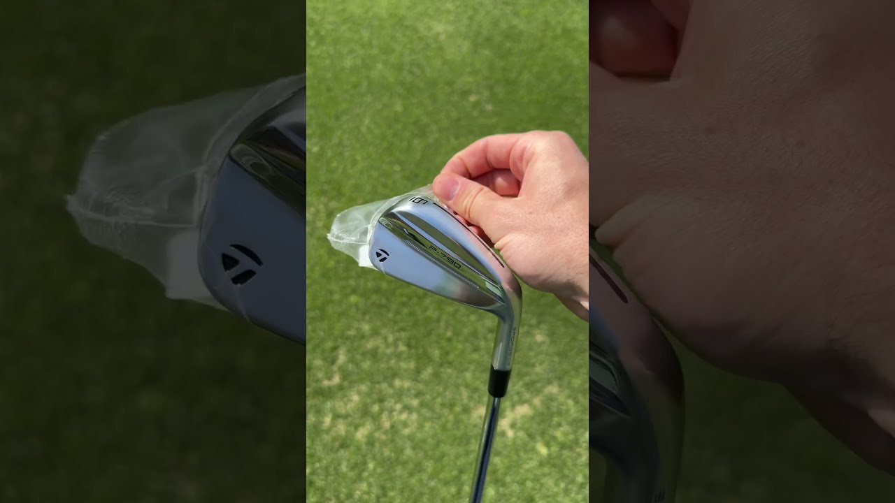 Peeling The Plastic Off Of Brand New P 790s TaylorMade Golf Shorts