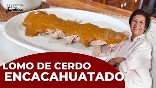 Como hacer lomo de cerdo encacahuatado