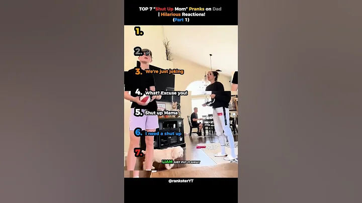 TOP 7 “Shut Up Mom” Pranks on Dad  | Hilarious Reactions! (Part 1)