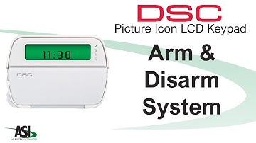 Arm & disarm in the Stay and Away mode on a DSC Fixed Keypad
