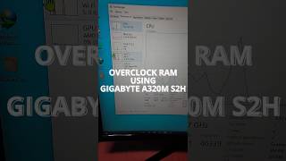 Gigabyte A320m S2h Overclocking Ram