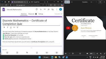 Discrete Mathematics Completion Certificate | DM | GTU | GTU 100 Points Activity Certificate