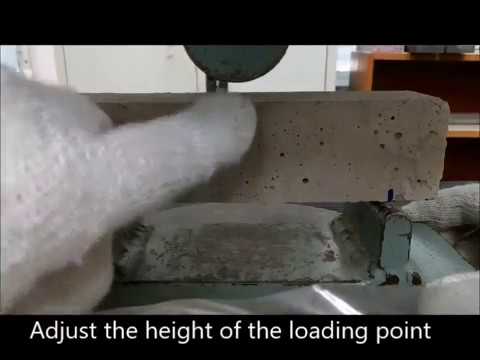 Flexural strength test video ASTM 348-14 - YouTube