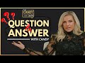 Question  answer with candy valentino