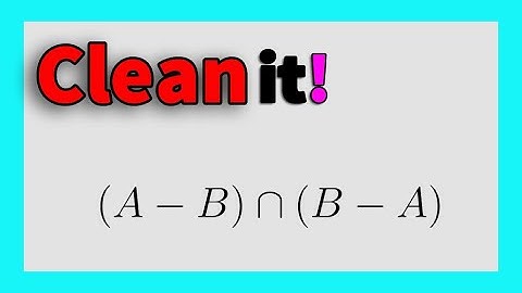 Simplify the expression (A - B) ∩ (B - A)