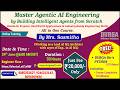 Master Agentic AI Engineering by Building Intelligent Agents from Scratch Online Training @DURGASOFT