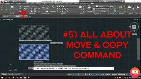 #5) How To Use Move Command & Copy Command in AutoCAD (Master Move & Copy in 3 Min)