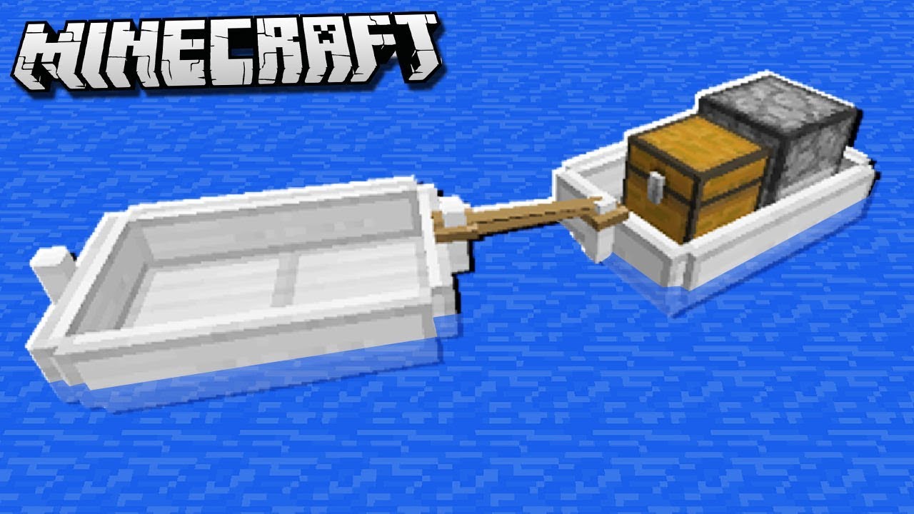 Two players riding in a boat at the same time in 1.9. : r/Minecraft