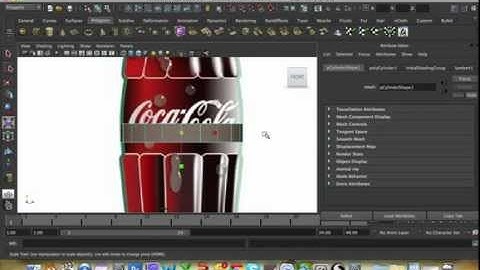 MAYA 3D ModellingTutorial - Coke Bottle