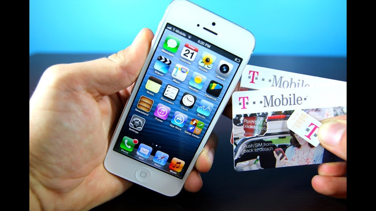 iPhone 5 Tmobile Unlock on iOS 6 Official Verizon iPhone