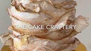 Wafer Paper Ruffle Cake Tutorial