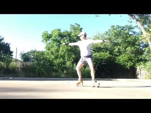 One Foot Spins #rollerskating