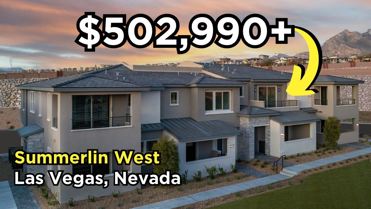 New Summerlin Townhomes For Sale in Monument at Reverence (Las Vegas