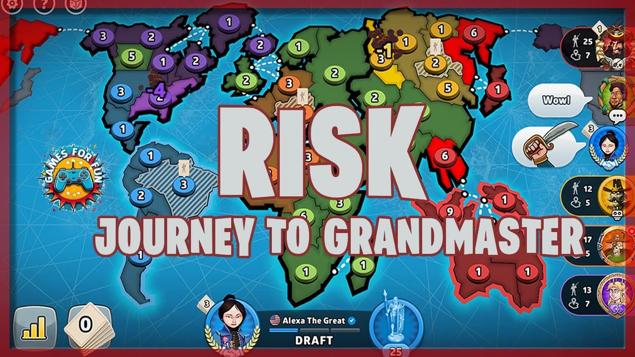RISK GAMEPLAY - JOURNEY TO GRANDMASTER - YouTube