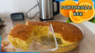 Yuvarlak Borcamda Yumuşacık Portakalli Kek