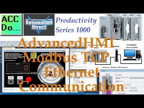Productivity 1000 Series PLC AdvancedHMI Modbus TCP