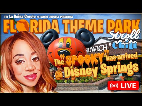 The SPOOKY Has Arrived At DISNEY SPRINGS! | Stroll and Chill Livestream | Halloween 2023