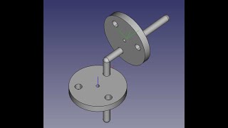 How to make a FreeCAD Assembly 4 animation of an angular power transmission