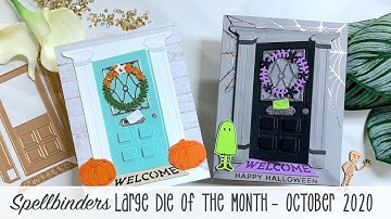 Spellbinders Large Die of the Month - October 2020 - Always Welcome