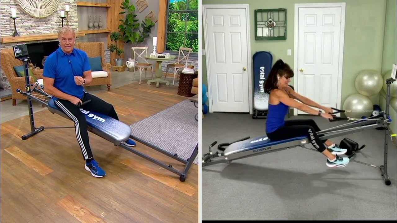 Total Gym Elite Plus with 8 Resistance Levels and Pilates Kit on QVC