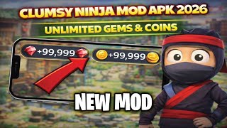 Clumsy Ninja Mod Apk 2026 Unlimited Gems & Coins Offline
