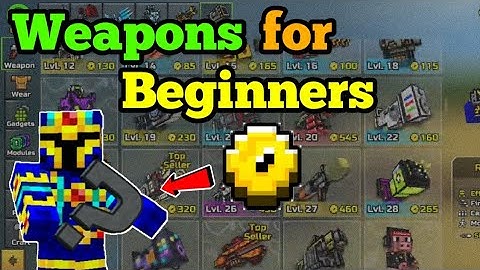 Weapons for Beginners What You Can Use at High Levels - Pixel Gun 3D