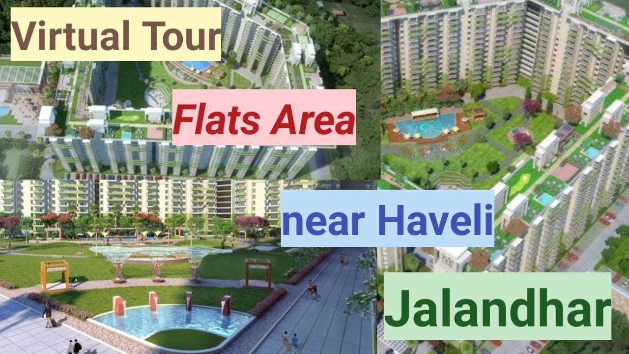 virtual tour of area of flats near haveli in jalandhar YouTube